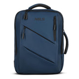 NILS Laptop Rucksack 15L Blau - mit USB- und USB-C-Anschlüssen Arbeit Schule Uni Reisen