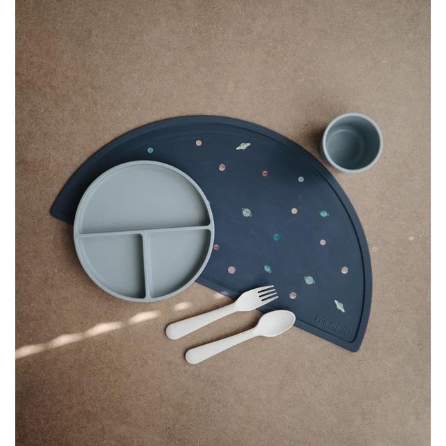 Mushie Silikon-Platzdeckchen, Planets, Tischset, BPA-frei