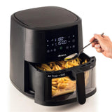 Ariete Air Fryer, Schwarz, Heißluftfritteuse 9L, Touchscreen, 1500W