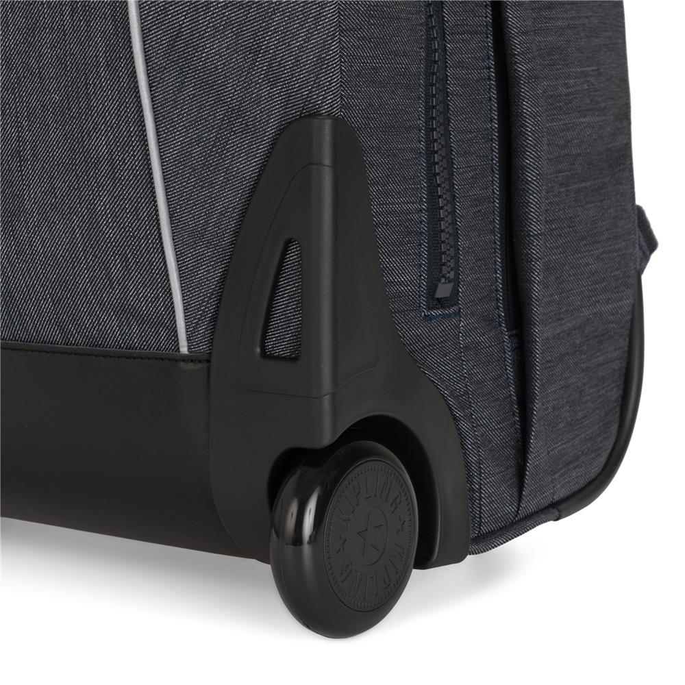 Kipling GIORNO, Großer Rucksack, Marine Navy (blau), 25L, mit Rollen und Laptopfach