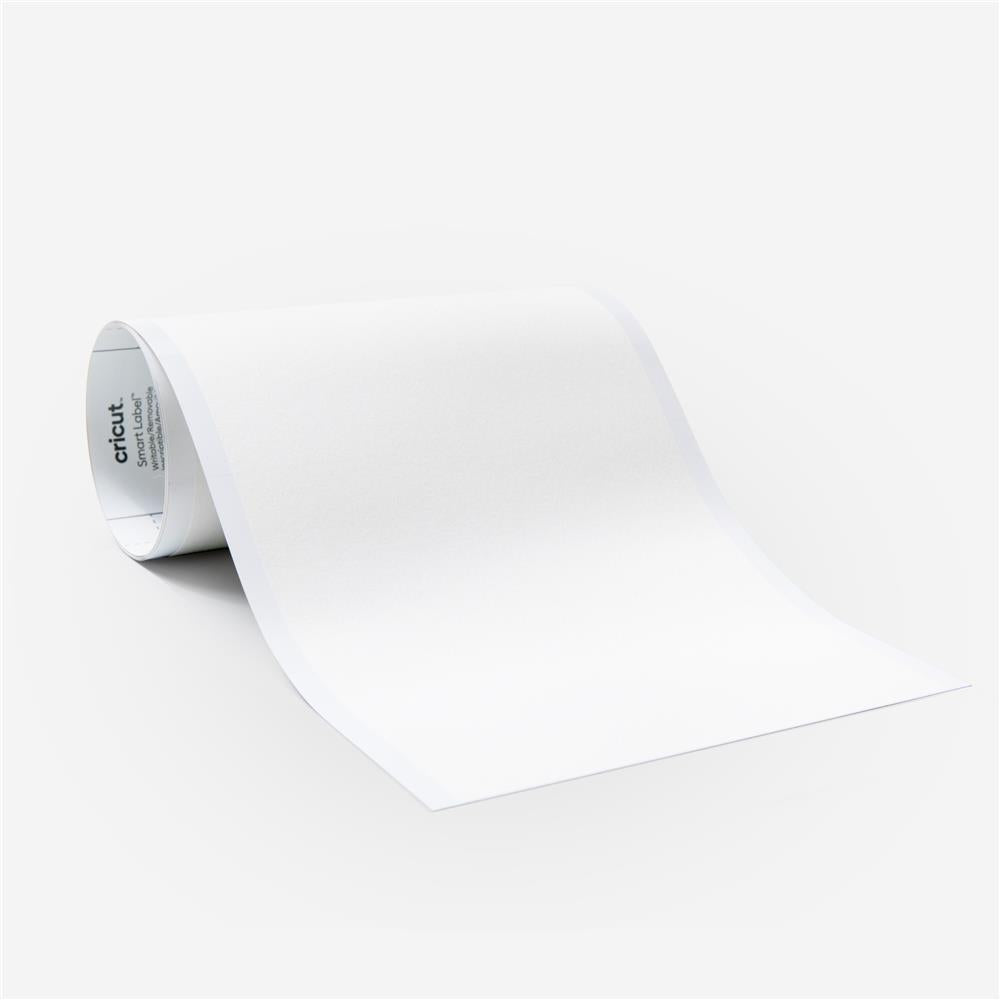 Cricut Joy Smart Label Paper wasserlöslich in Weiß 1 Rolle 14x91cm