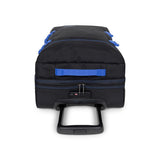 Eastpak TRANVERZ S, Kleiner Reisetrolley, Kontrast Black Blue (blau), 42L, Rollkoffer mit 2 Rädern und TSA-Schloss