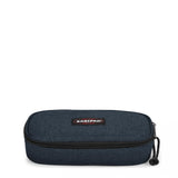 Eastpak OVAL SINGLE, Federmäppchen, Triple Denim (blau), mittelgroße Federmappe, Federtasche