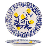 Bloomingville Maxima Teller blau Steingut D27 cm mediterran