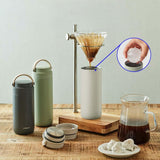 LocknLock Metro Thermobecher 475 ml Mint - Edelstahl Tumbler auslaufsicher mit Griff
