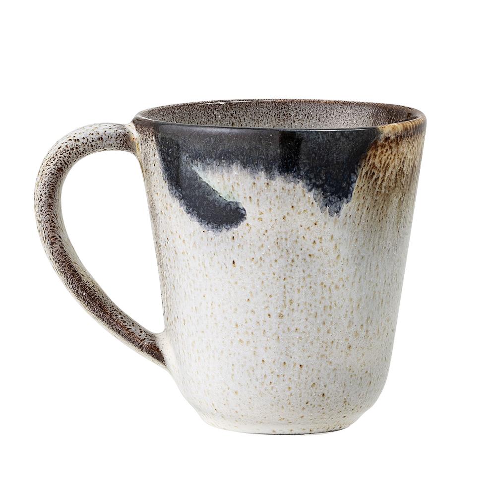 Bloomingville Jules Tasse, Braun/Blau, 400ml, Steingut, dänisches Design