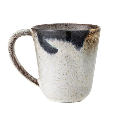 Bloomingville Jules Tasse, Braun/Blau, 400ml, Steingut, dänisches Design