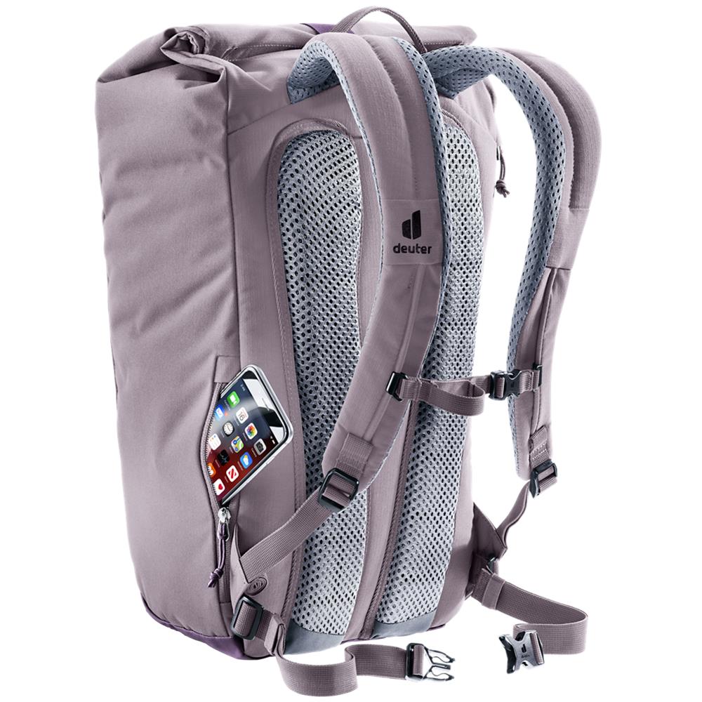 deuter Stepout, Rucksack, lavender-purple (lila), 22L, mit Flaschenhalter und Laptopfach