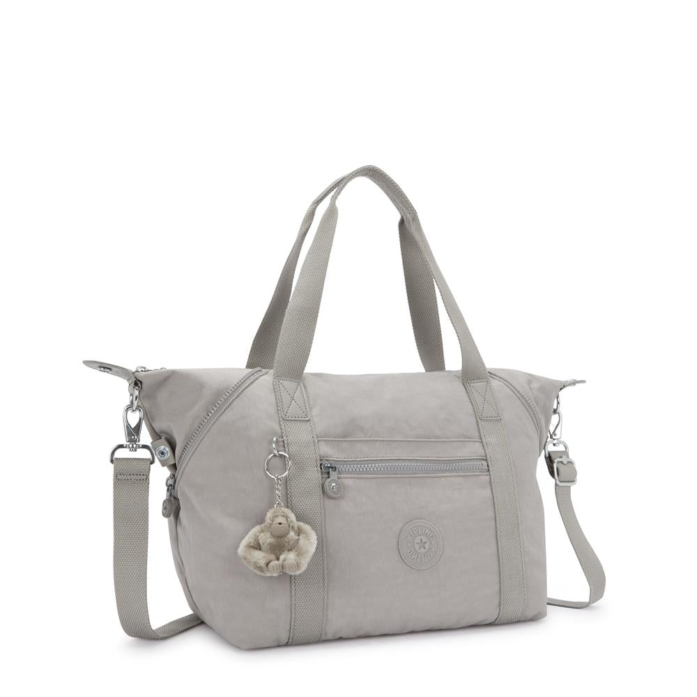 Kipling ART, Handtasche, Grey Gris (grau), Tasche mit abnehmbaren Trägern & viel Stauraum