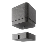 Umbra Cubiko Wandpflanzkasten mit 4 Pflanztöpfen, vertikale/horizontale Ausrichtung, in Schwarz