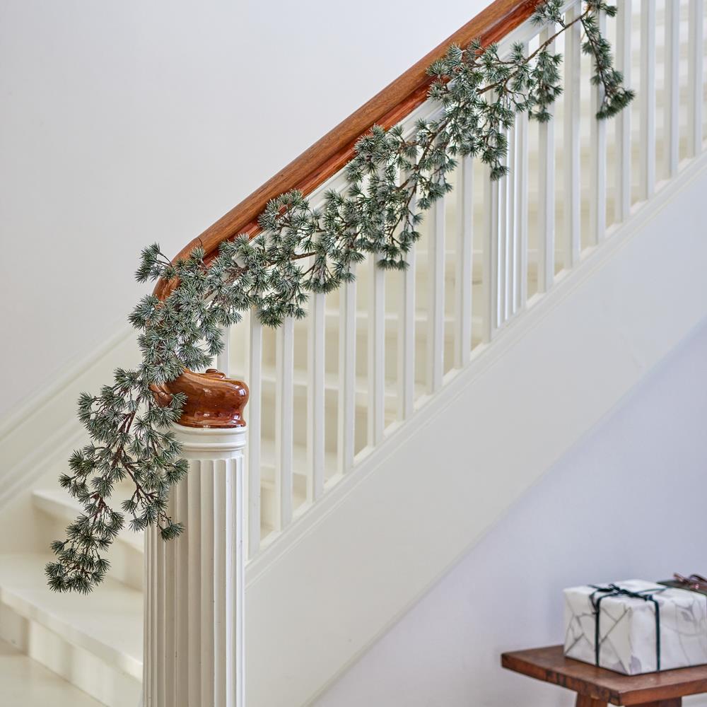 Bloomingville Cedar Girlande Grün Kunstgirlande Weihnachtsdeko 200 cm
