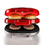 Ariete Party Time Hamburger Maker, Rot, Sandwichmaker, Retro-Design, 50er Jahre-Stil