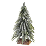 BOLTZE Weihnachtsbaum Tanni – Dekobaum aus Spießtanne & Kunststoff, beschneit, 33 cm hoch