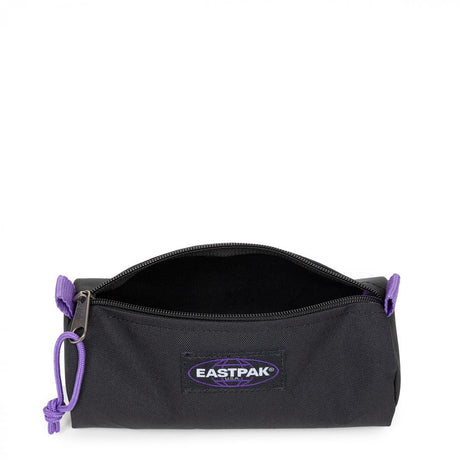 Eastpak BENCHMARK SINGLE, Federmäppchen, KontrastVineyrd (schwarz), kleine Federmappe, Federtasche