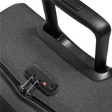 Eastpak TRANVERZ L, Großer Reisetrolley, Black Denim (grau), 121L, Rollkoffer mit 2 Rädern und TSA-Schloss