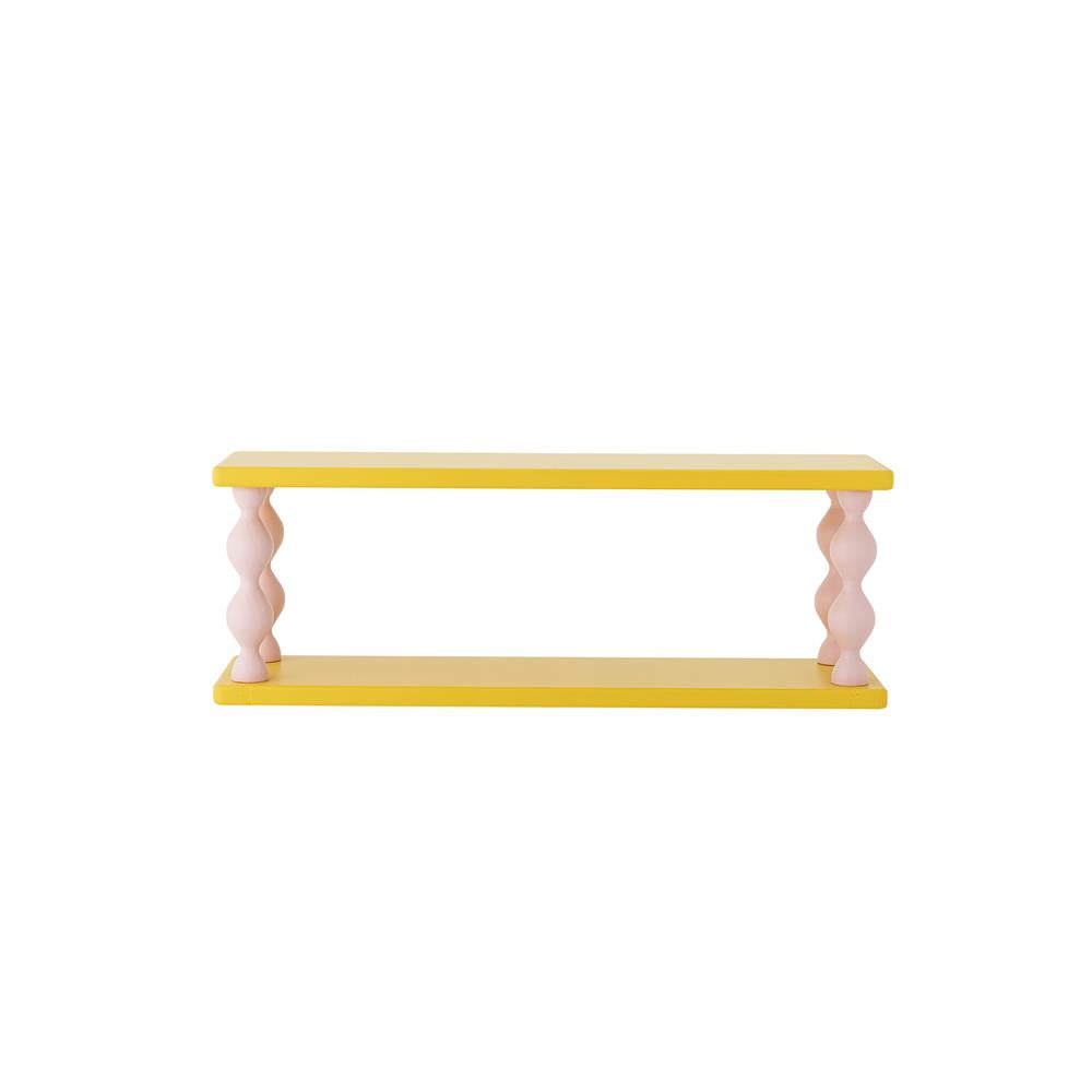 Bloomingville MINI Bibiola Regal Gelb Holz 60cm Wandregal Kinderzimmer