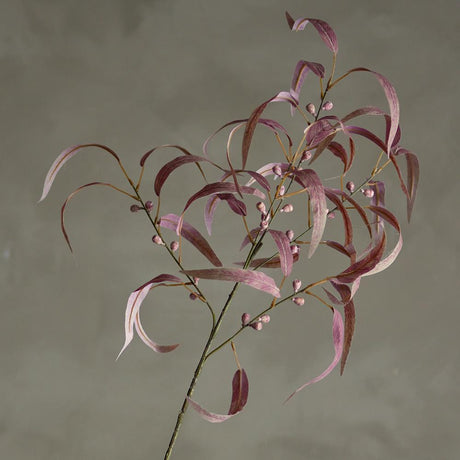 Bloomingville Eucalyptus Kunstblume Stiel Rot 100cm