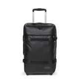Eastpak TRANSIT'R S, Kleiner Reisetrolley, Tarp Black (schwarz), 42L, Rollkoffer mit 2 Rädern und TSA-Schloss