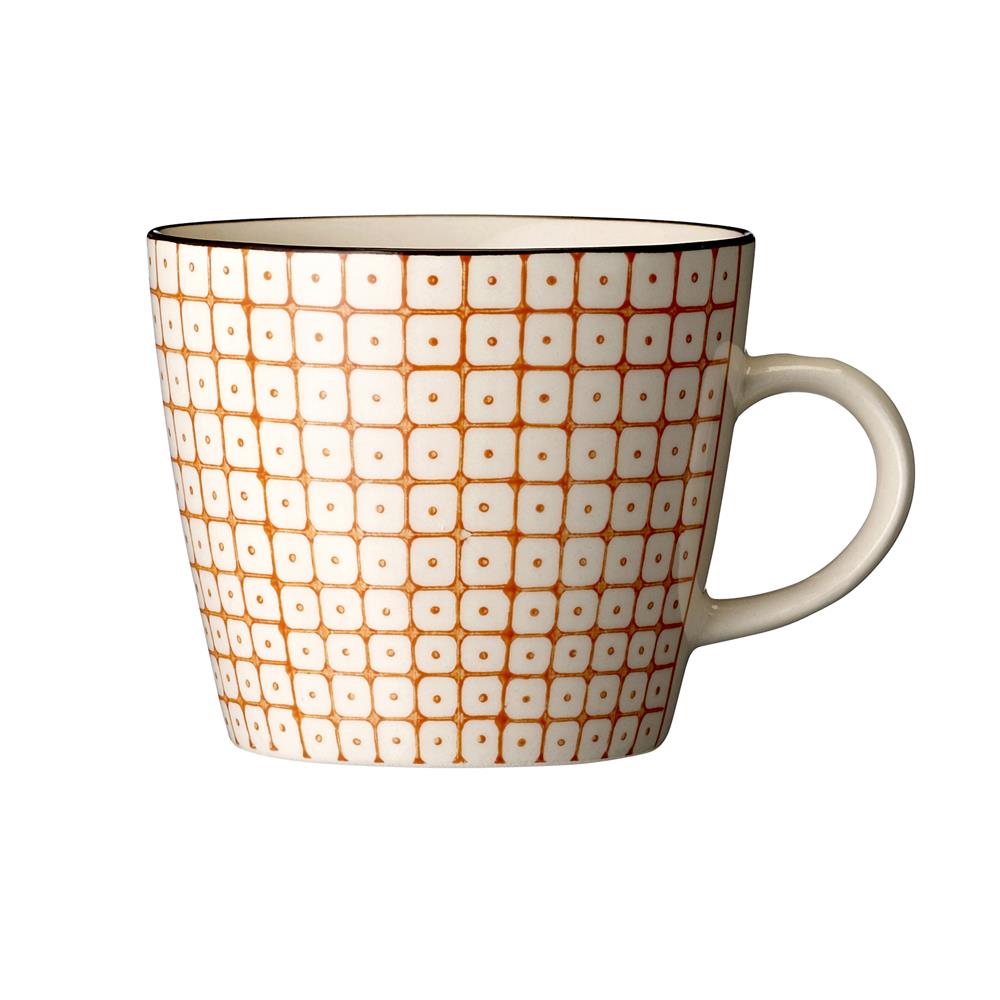Bloomingville Carla Tassen, 6er Set, Bunt, 300ml, Steingut, dänisches Design