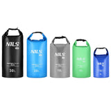NILS CAMP wasserdichter Beutel 30L in Schwarz - robuster Dry Bag für Strand, Kajak & Outdoor