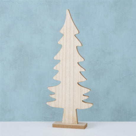 BOLTZE Dekoaufsteller Baum Kjell 40cm Holzdekoration Weihnachtsbaum Tannenbaum