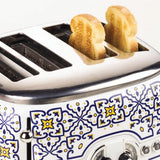 Ariete Capri Toaster, Mediterranes Design, 4-Scheiben-Toaster mit 6 Bräunungsstufen