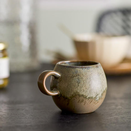 Bloomingville Paula Tasse Braun Steingut 275ml Kaffeetasse