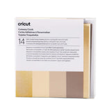 Cricut Cutaway Cards Neutral S40 Klebekarten mit Hintergrundblätter 14 Stück