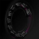 Hula Hoop Reifen Plus Size mit Gewicht und Massagefunktion Schwarz | HMS HHW11