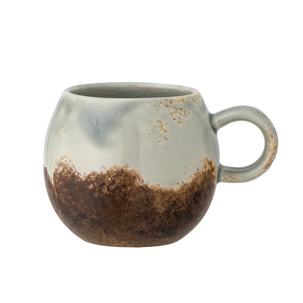 Bloomingville Paula Tasse Braun Crackle-Glasur Steingut 275ml