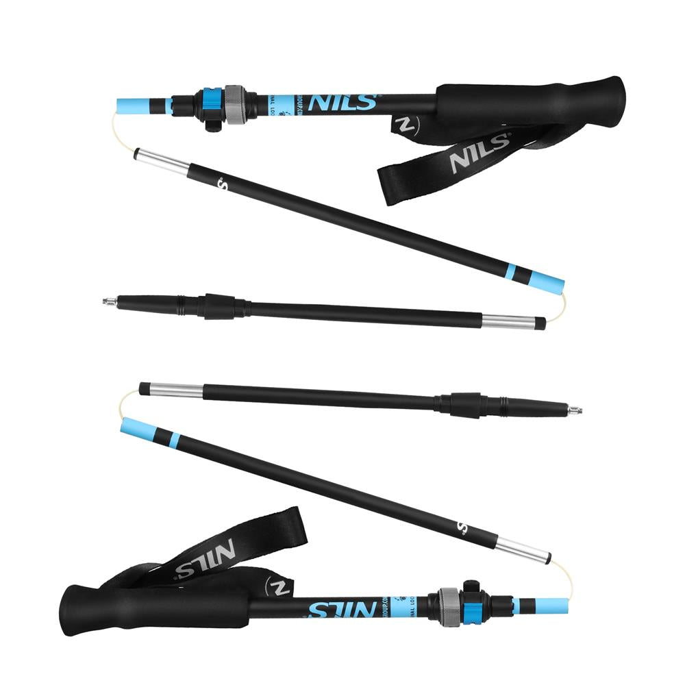 NILS Trekkingstöcke TK8604 faltbar Aluminium 7075 Trekkingstöcke