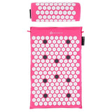 HMS Premium AKM01 Akupressurmatte mit Kissen Rosa/Weiß 11088 Druckpunkte