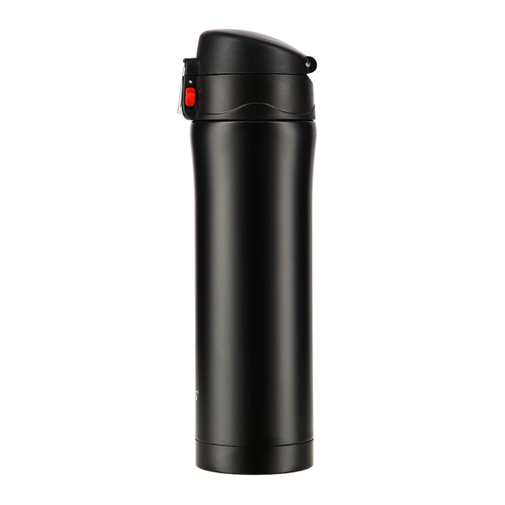 NILS Thermobecher 500 ml Edelstahl Schwarz Isolierbecher auslaufsicher