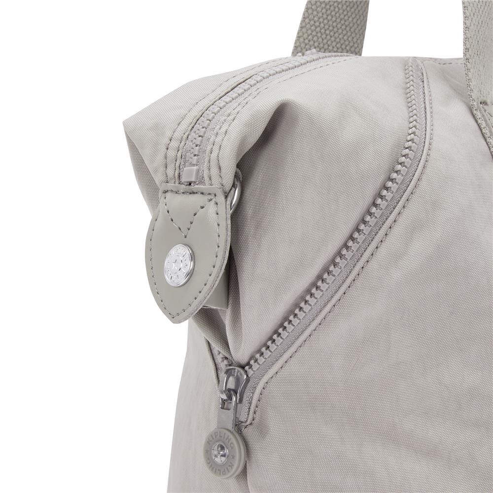 Kipling ART, Handtasche, Grey Gris (grau), Tasche mit abnehmbaren Trägern & viel Stauraum