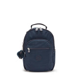 Kipling SEOUL S, Kleiner Rucksack, Blue Bleu 2 (blau), 14L, mit 11-Zoll-Tabletfach