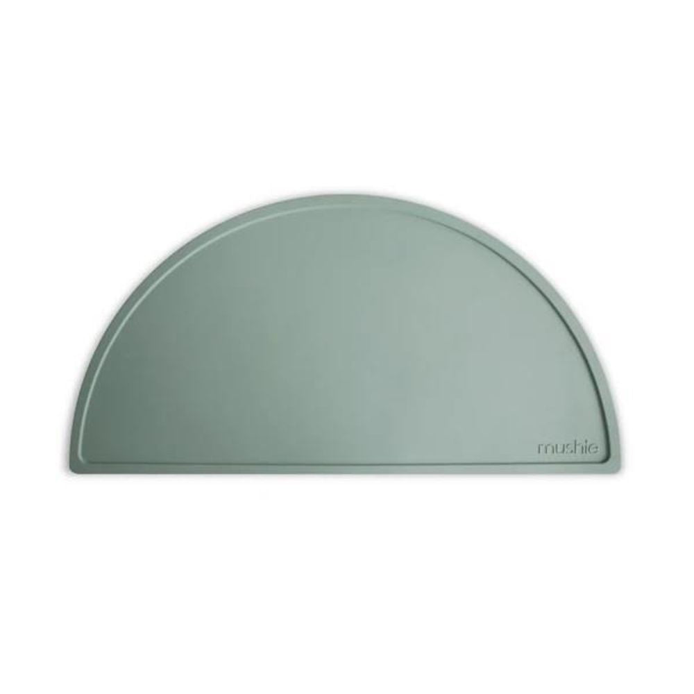 Mushie Silikon-Platzdeckchen, Cambridge Blue, Tischset, BPA-frei