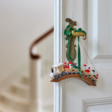 Bloomingville Bertie Weihnachtsanhänger Zug Rot Birkenholz Christbaumschmuck