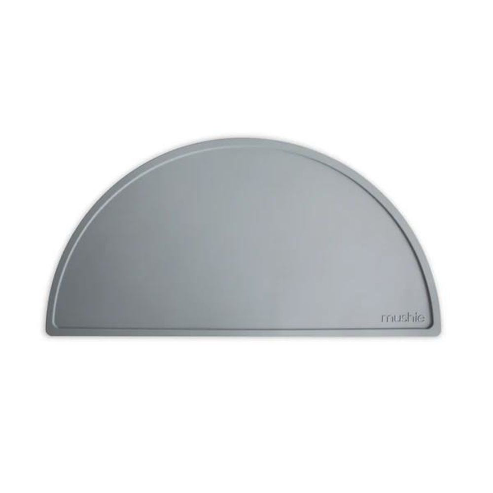 Mushie Silikon-Platzdeckchen, Stone, Tischset, BPA-frei