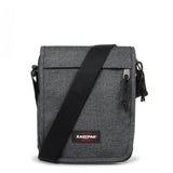 Eastpak FLEX, kleine Umhängetasche, Black Denim (grau), 3,5L, Schultertasche