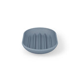 Umbra Touch Seifenschale, ovale Seifenablage mit Soft Touch Finish, in Schieferblau