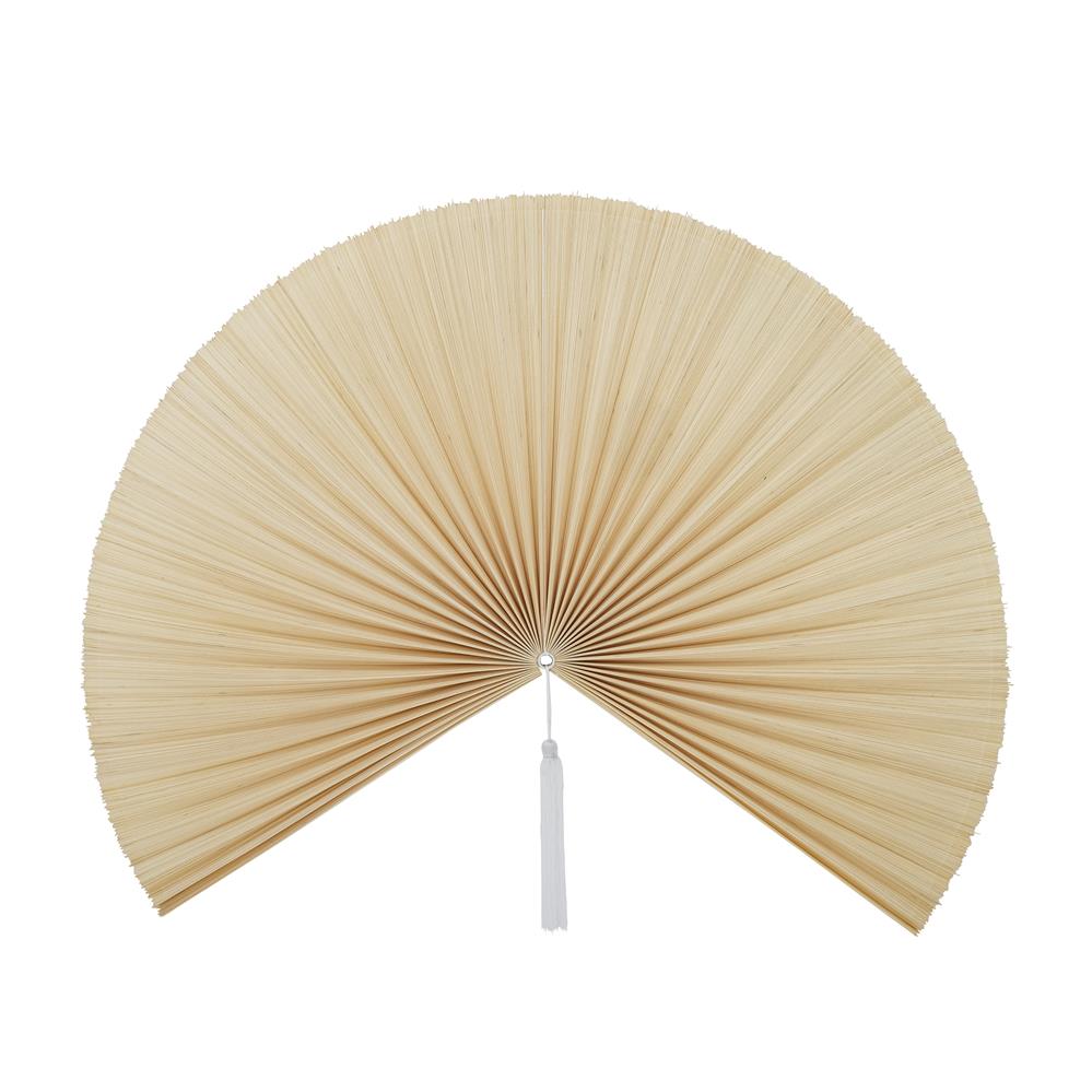 Bloomingville Jaime Wanddekoration aus Bambus in Natur – dekorative Wanddeko, L150xH110 cm