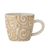 Bloomingville Maple Tasse, Orange Kringel, 200ml, Steingut, dänisches Design