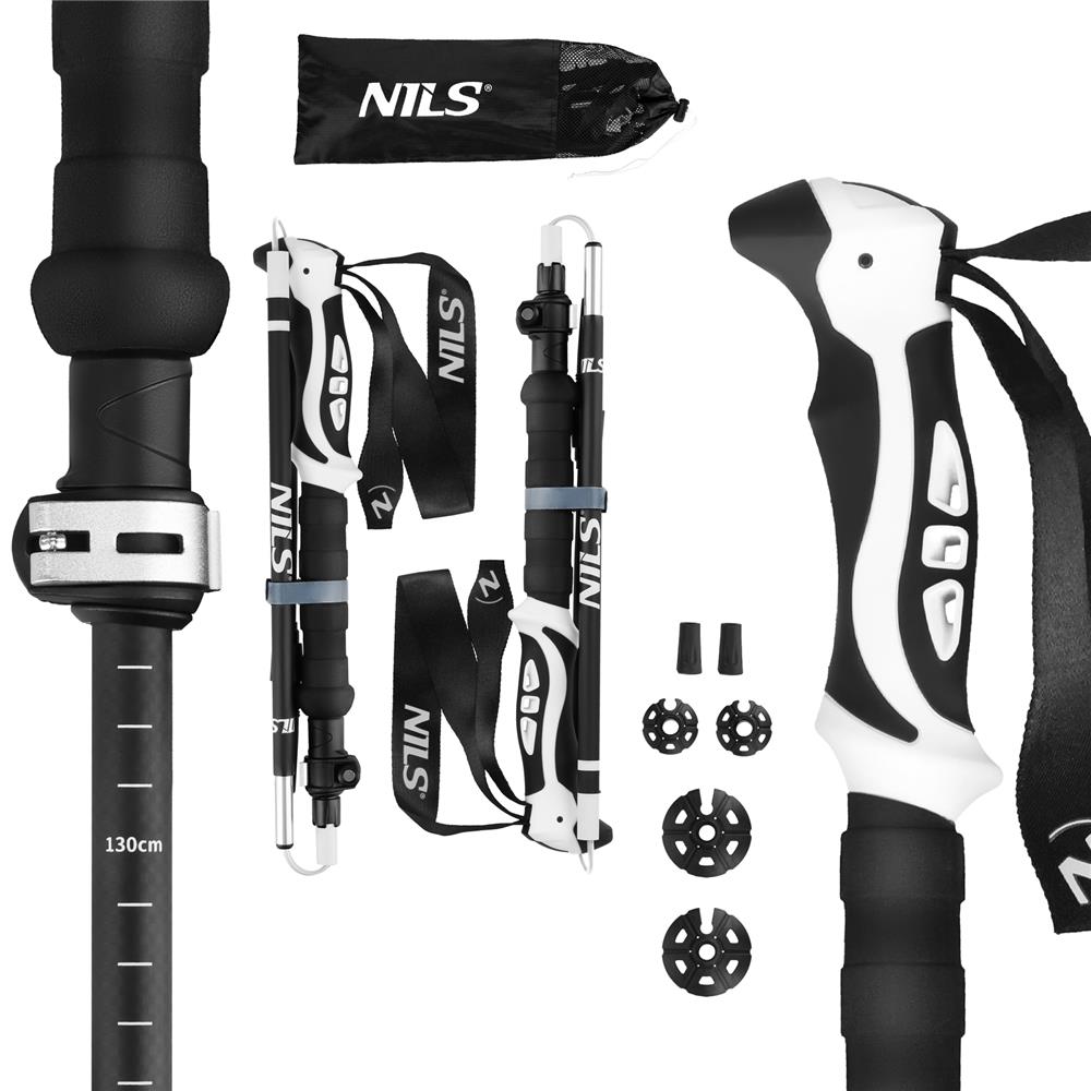 NILS Trekkingstöcke TK8603 faltbar Aluminium 7075 Wanderstöcke