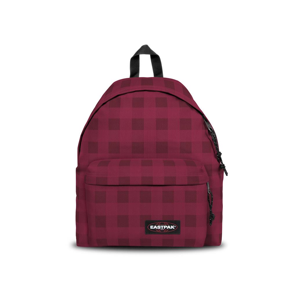 Eastpak PADDED PAK'R, Rucksack, Checker Burgundy (rot), 24L, Laptopfach und Gepolstertes Rückenteil