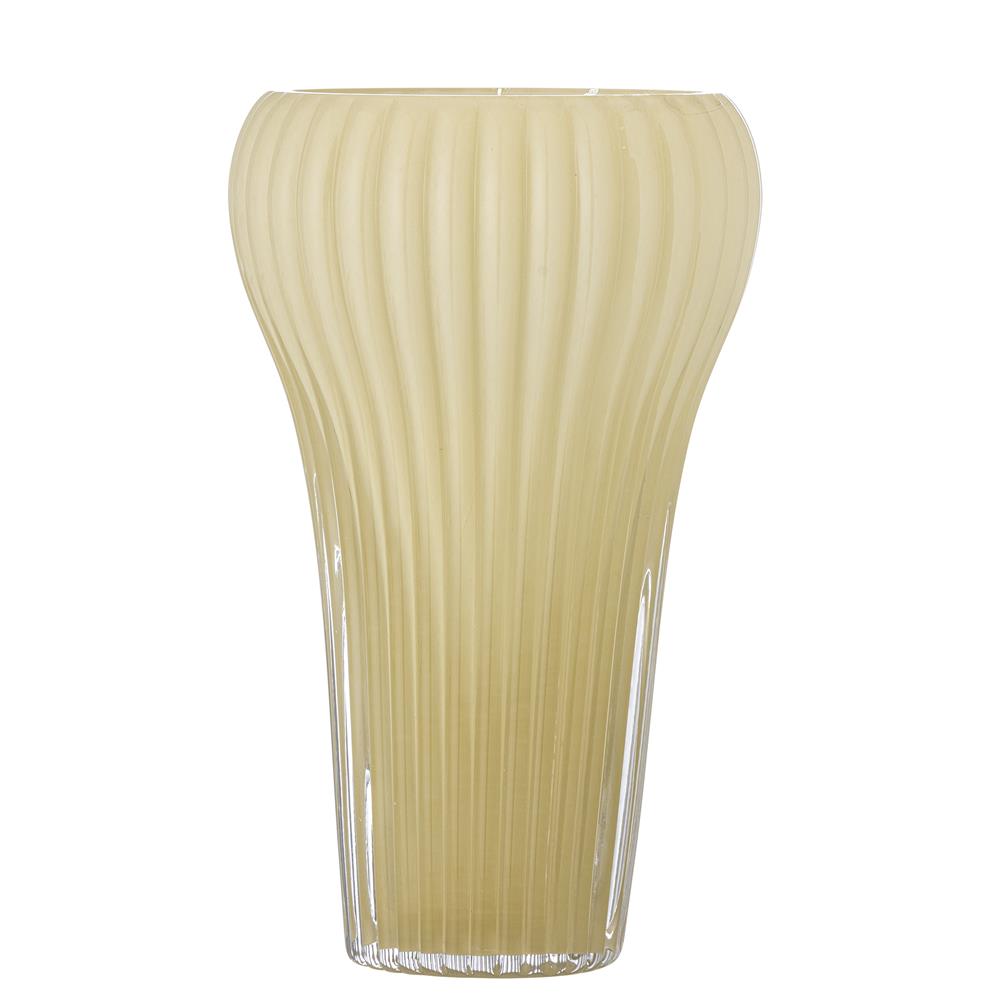 Bloomingville Averie Vase Gelb Glas Deko-Vase 17x28cm