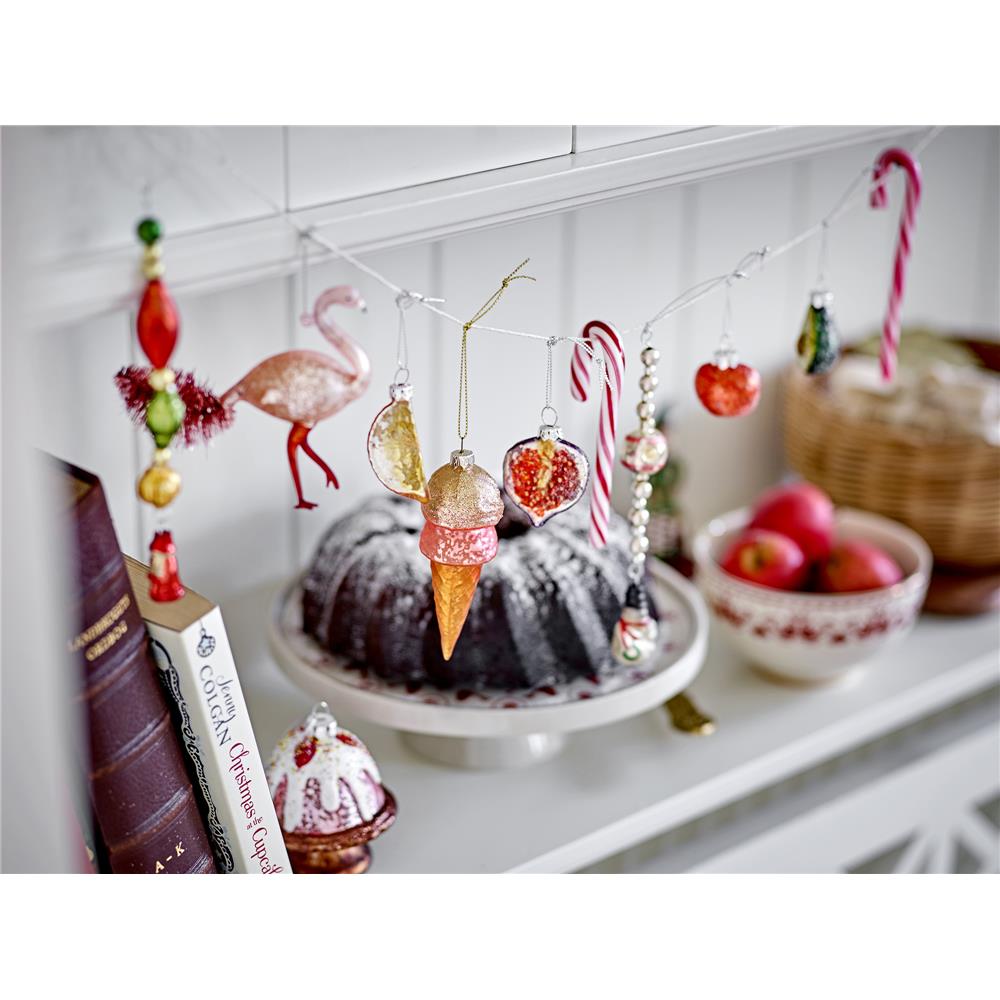 Bloomingville Jolly Tortenständer 26cm rot Herzen Kuchenplatte Tortenplatte Kuchenständer Kuchentablett Weihnachten X-Mas dänisches Design