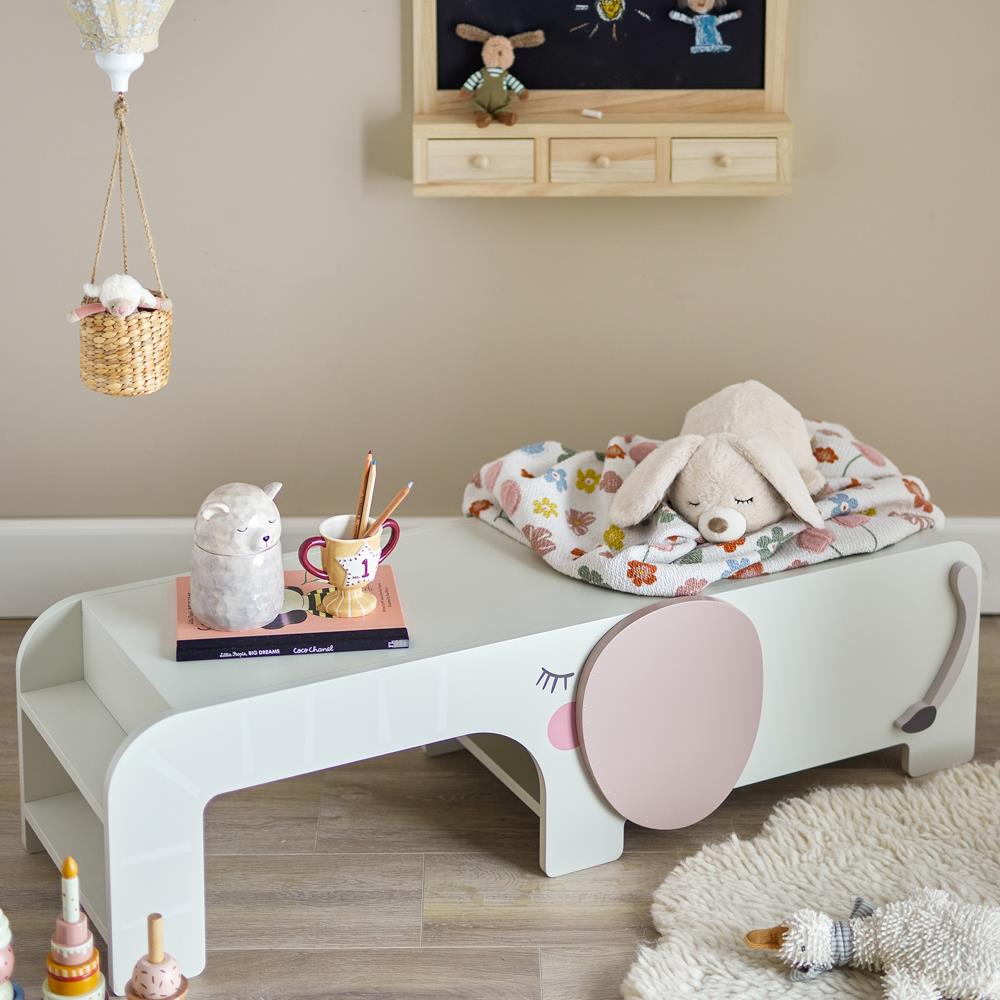 Bloomingville MINI Ferdinand Bank Grau Holz 110cm Kinderzimmer Sitzbank