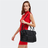 Kipling SUPERWORKER S, Laptop Tasche mit 13-Zoll-Laptopfach, Signature Emb (schwarz)