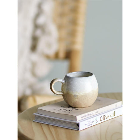 Bloomingville Paula Tasse, Natur, 250ml, Steingut, dänisches Design