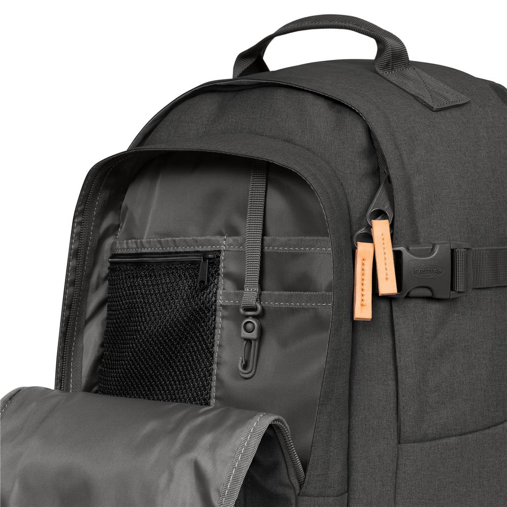 Eastpak SMALLKER, Rucksack, CS Black Denim2 (grau), 26L, mit Flaschenhalter und Laptopfach